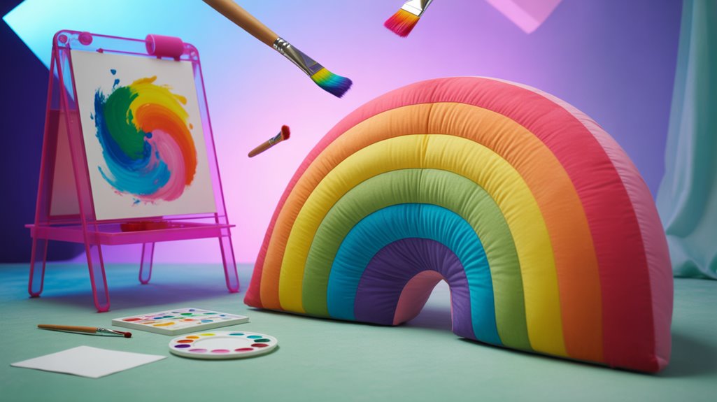 corner based interactive art studio