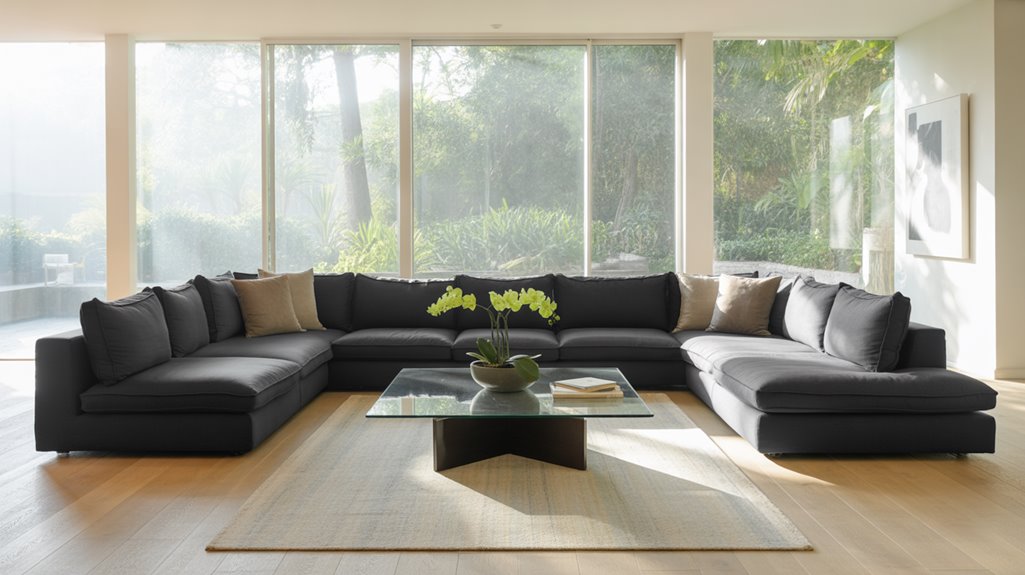 cozy corner seating arrangement