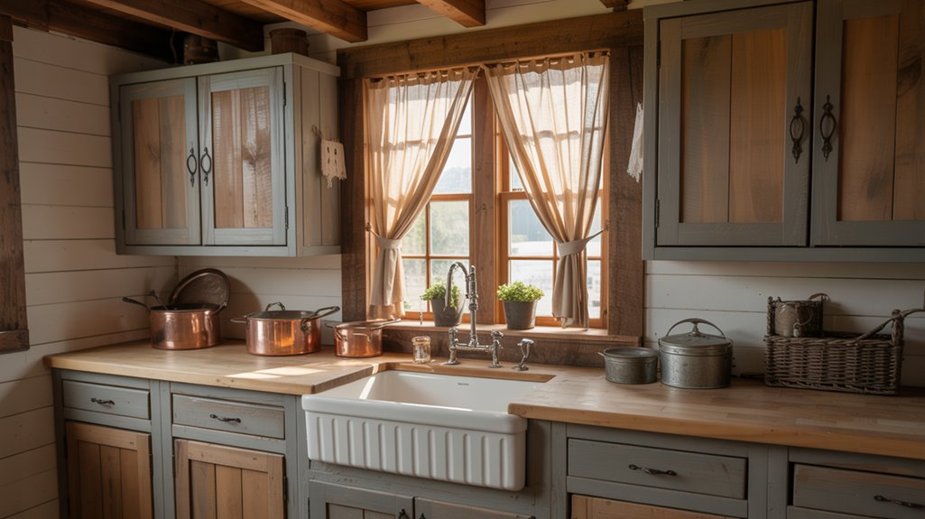 cozy rustic farmhouse kitchen decor