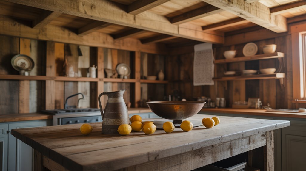 historic reclaimed wood accents