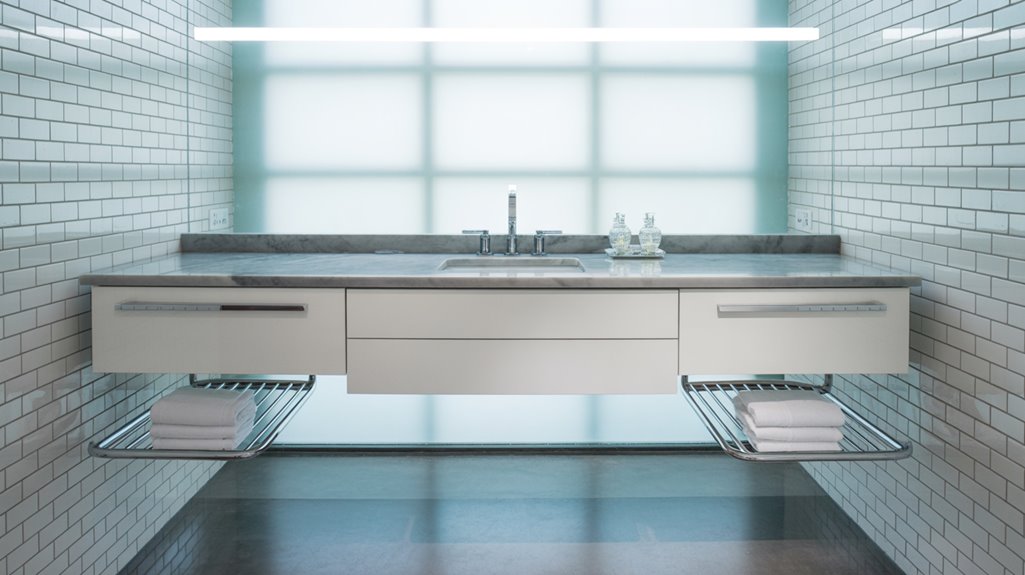 minimal white bathroom makeovers