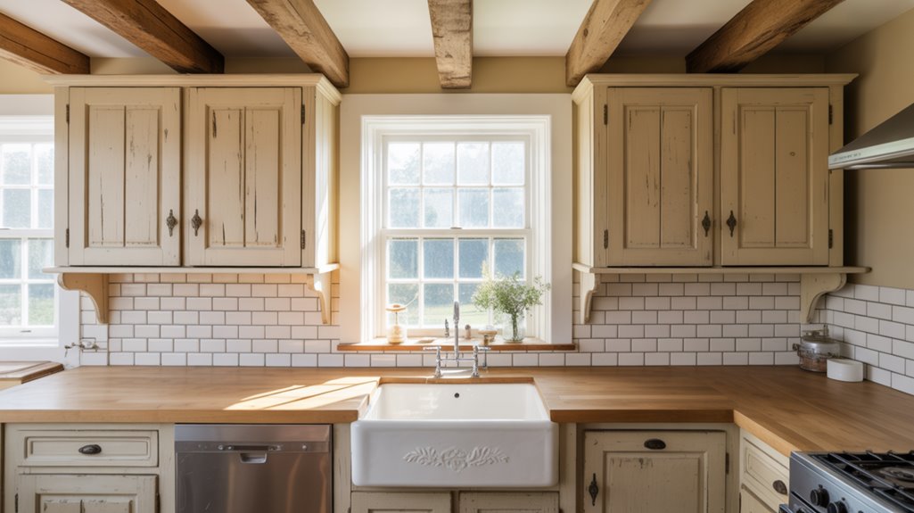 reclaimed wood farmhouse kitchen