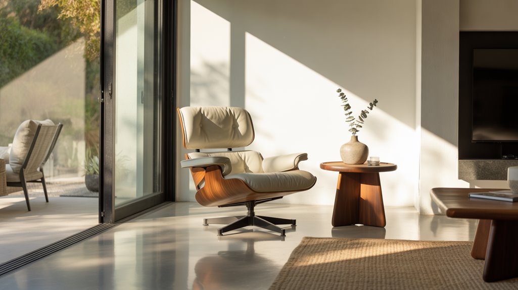 sleek natural minimalist furniture