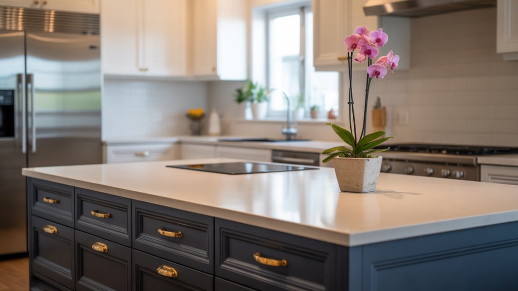 two tone kitchen cabinet design