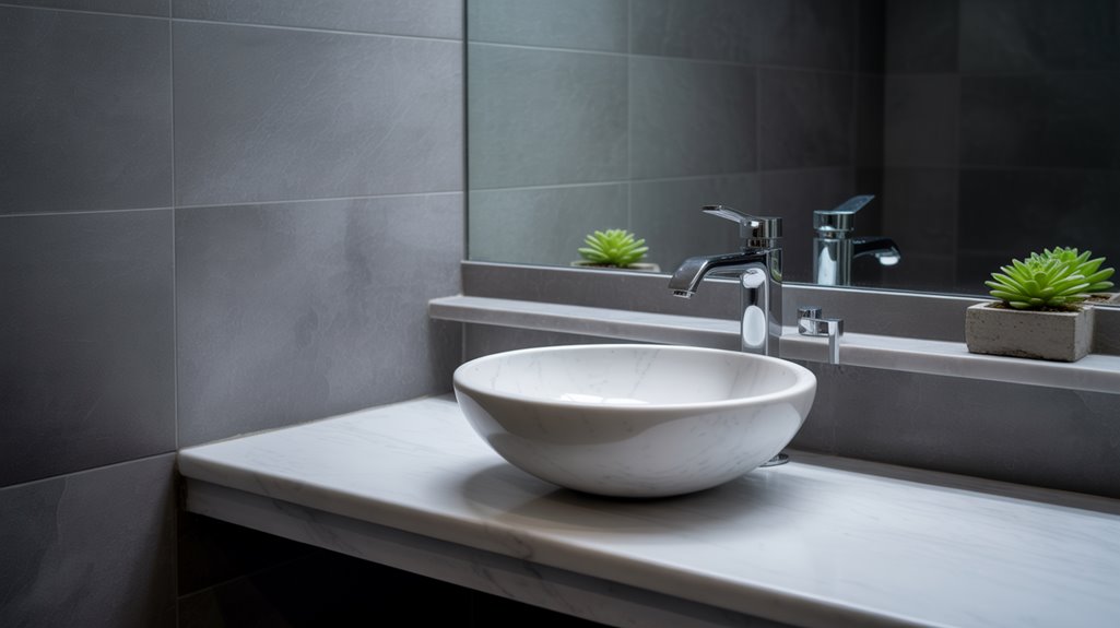 durable easy care bathroom finishes