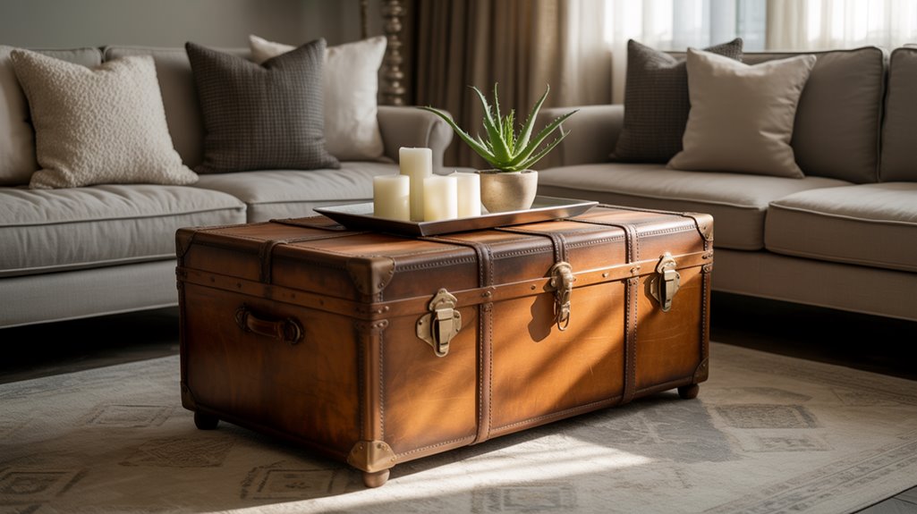 layered trunk functional decor balance