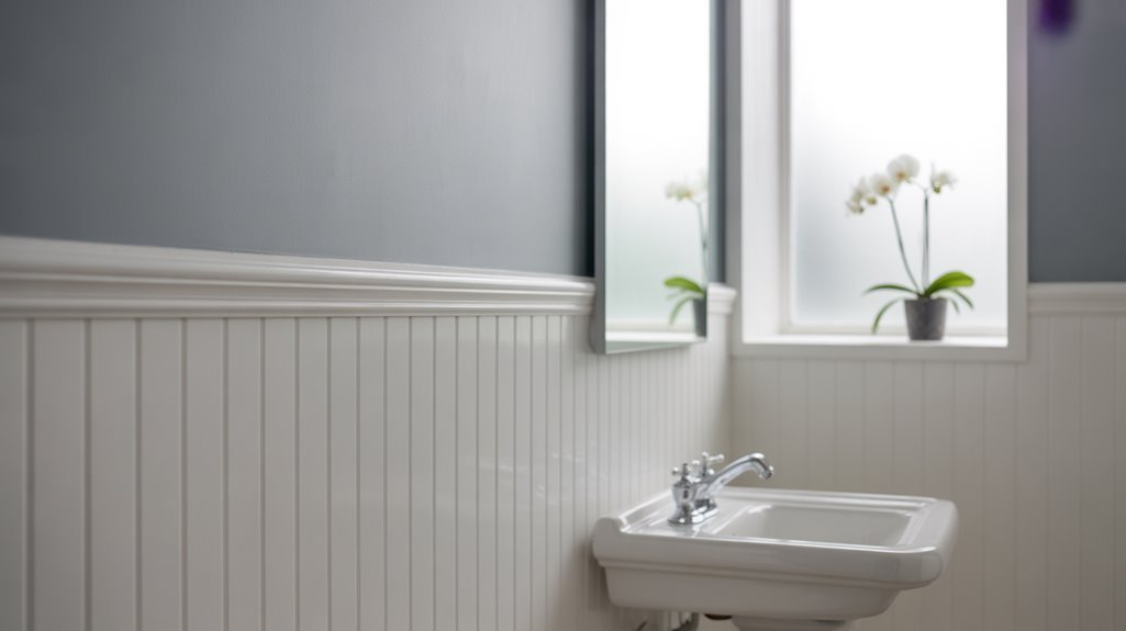 modern wainscoting clean moisture resistant panels