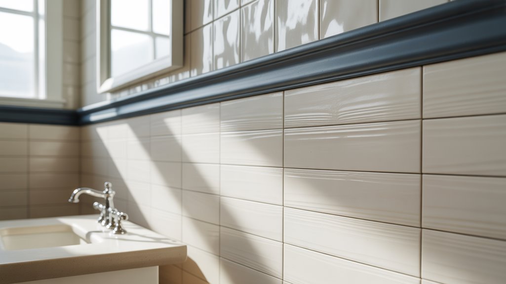 moisture aware bathroom wainscoting materials