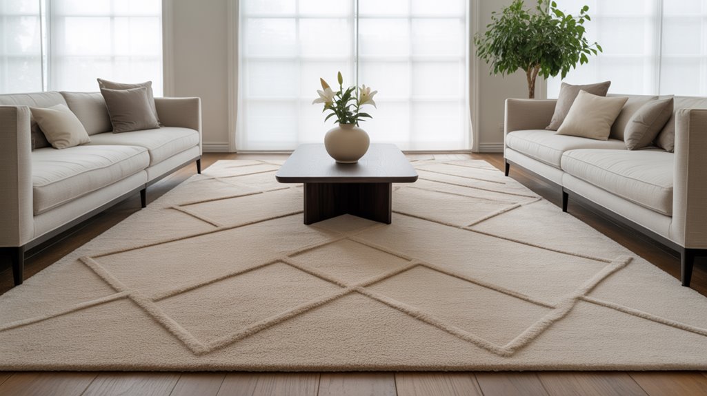 neutral rugs create spacious versatile backdrops