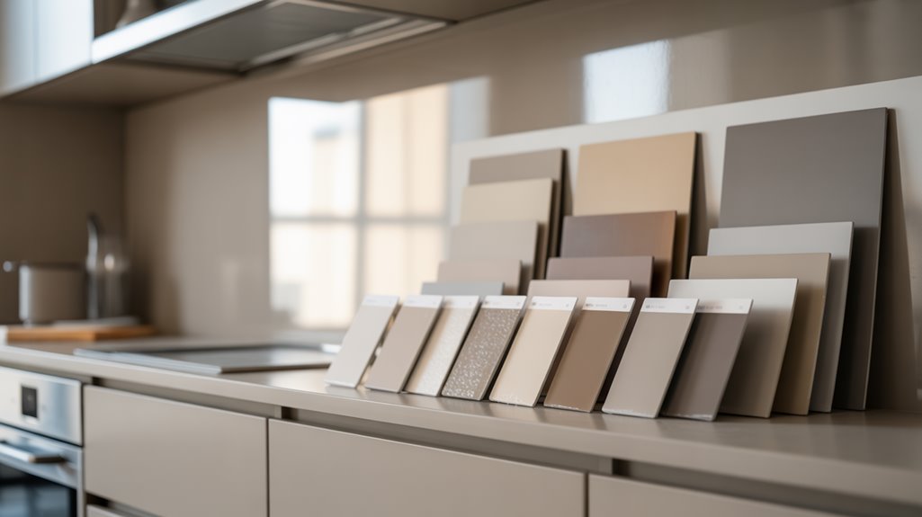 taupe undertones lighting depth finish
