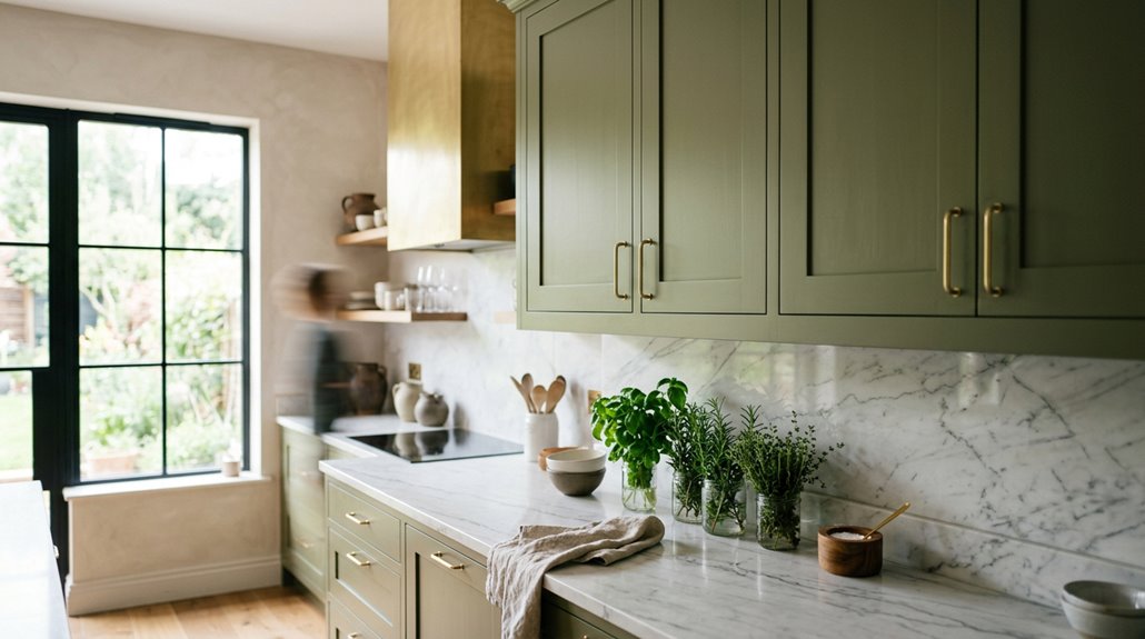 best green kitchen cabinet trends