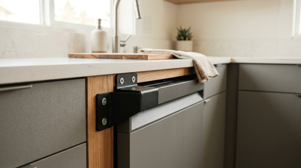 top mounting brackets for kitchenaid dishwashers