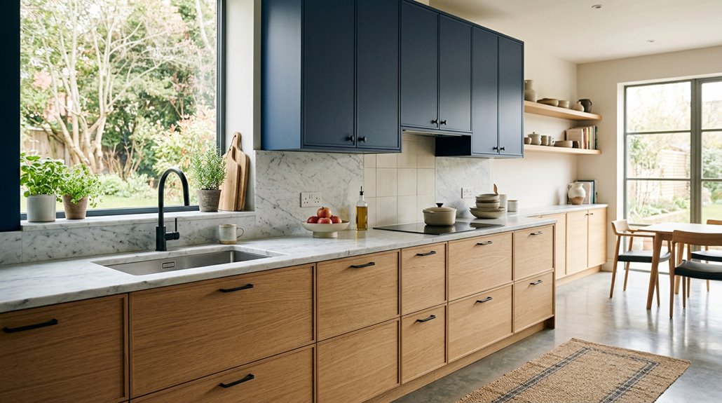 two tone kitchen cabinet trends